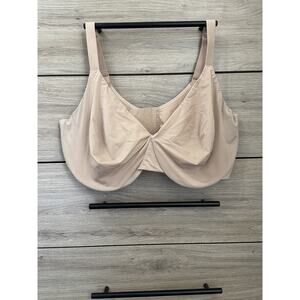 Skims smoothing Unlined Underwire Bra Sand, Size 40DDDD